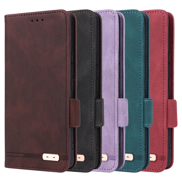 Magnetic Clasp Leather Phone Case – Magnetic, Card Slot, Leather, For Nokia C12 / C12 Pro / C12 Plus, For Nokia G42, For Nokia C22, For Nokia C32