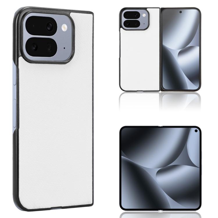 PU Leather PC Phone Case – Leather, For Google Pixel 10 Pro Fold, For Google Pixel 9 Pro Fold, For Google Pixel Fold For Google Pixel 10 Pro Fold White