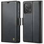 CaseMe 023 Butterfly Buckle Litchi Texture RFID Anti-theft Leather Phone Case, For Samsung Galaxy A73 5G, For Samsung Galaxy A33 5G, For Samsung Galaxy S22 Ultra 5G, For Samsung Galaxy S22+ 5G For Samsung Galaxy A73 5G Black