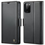CaseMe 023 Butterfly Buckle Litchi Texture RFID Anti-theft Leather Phone Case, For Samsung Galaxy S20, For Samsung Galaxy S20+, For Samsung Galaxy A71 4G, For Samsung Galaxy A51 4G/M40s For Samsung Galaxy S20 Black