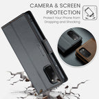 CaseMe 023 Butterfly Buckle Litchi Texture RFID Anti-theft Leather Phone Case, For Samsung Galaxy S20, For Samsung Galaxy S20+, For Samsung Galaxy A71 4G, For Samsung Galaxy A51 4G/M40s