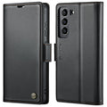 CaseMe 023 Butterfly Buckle Litchi Texture RFID Anti-theft Leather Phone Case, For Samsung Galaxy S22 5G, For Samsung Galaxy A32 5G / M32 5G, For Samsung Galaxy A52/A52s 5G, For Samsung Galaxy A22 5G For Samsung Galaxy S22 5G Black