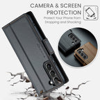CaseMe 023 Butterfly Buckle Litchi Texture RFID Anti-theft Leather Phone Case, For Samsung Galaxy S22 5G, For Samsung Galaxy A32 5G / M32 5G, For Samsung Galaxy A52/A52s 5G, For Samsung Galaxy A22 5G