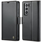 CaseMe 023 Butterfly Buckle Litchi Texture RFID Anti-theft Leather Phone Case, For Samsung Galaxy S21 FE 5G, For Samsung Galaxy A72, For Samsung Galaxy A53, For Samsung Galaxy S21 5G For Samsung Galaxy S21 FE 5G Black