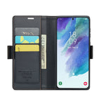 CaseMe 023 Butterfly Buckle Litchi Texture RFID Anti-theft Leather Phone Case, For Samsung Galaxy S21 FE 5G, For Samsung Galaxy A72, For Samsung Galaxy A53, For Samsung Galaxy S21 5G