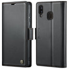 CaseMe 023 Butterfly Buckle Litchi Texture RFID Anti-theft Leather Phone Case, For Samsung Galaxy A40, For Samsung Galaxy S10+, For Samsung Galaxy S10 For Samsung Galaxy A40 Black