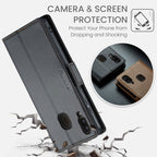 CaseMe 023 Butterfly Buckle Litchi Texture RFID Anti-theft Leather Phone Case, For Samsung Galaxy A40, For Samsung Galaxy S10+, For Samsung Galaxy S10
