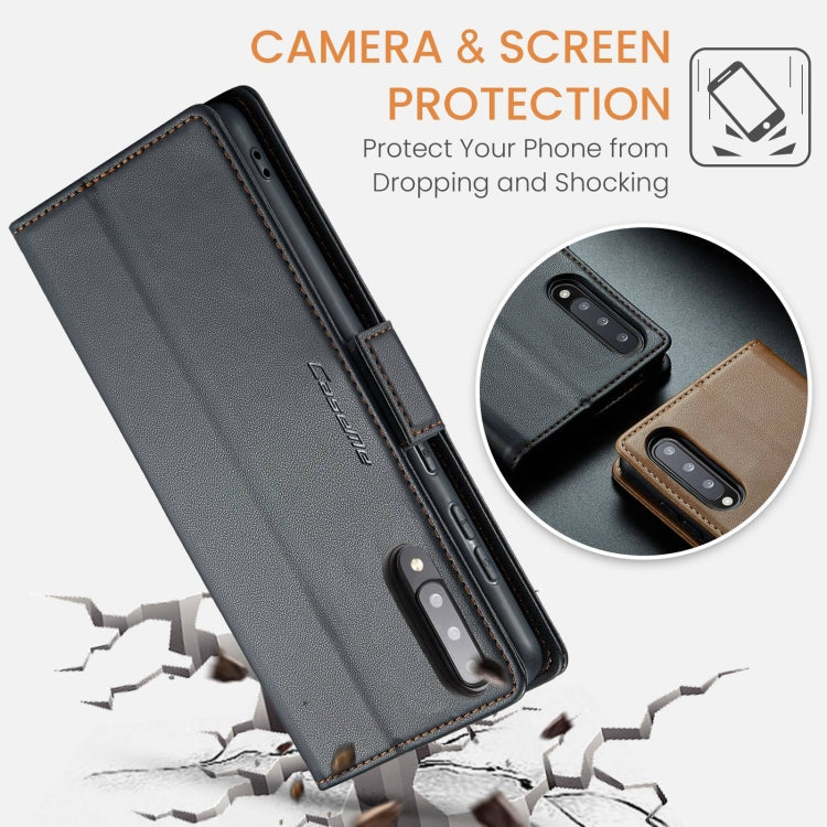 CaseMe 023 Butterfly Buckle Litchi Texture RFID Anti-theft Leather Phone Case, For Samsung Galaxy A70/A70s, For Samsung Galaxy A20/A30/M10s, For Samsung Galaxy A30s / A50s / A50, For Samsung Galaxy Note10+