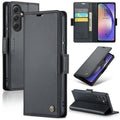 CaseMe 023 Butterfly Buckle Litchi Texture RFID Anti-theft Leather Phone Case, For Samsung Galaxy A54 5G, For Samsung Galaxy S23 Ultra 5G, For Samsung Galaxy S23+ 5G, For Samsung Galaxy S23 5G For Samsung Galaxy A54 5G Black