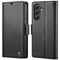 CaseMe 023 Butterfly Buckle Litchi Texture RFID Anti-theft Leather Phone Case, For Samsung Galaxy S23 FE 5G, For Samsung Galaxy A24 4G, For Samsung Galaxy A14 4G/5G, For Samsung Galaxy A34 5G For Samsung Galaxy S23 FE 5G Black