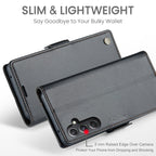 CaseMe 023 Butterfly Buckle Litchi Texture RFID Anti-theft Leather Phone Case, For Samsung Galaxy S23 FE 5G, For Samsung Galaxy A24 4G, For Samsung Galaxy A14 4G/5G, For Samsung Galaxy A34 5G