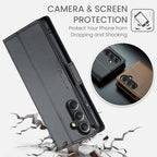 CaseMe 023 Butterfly Buckle Litchi Texture RFID Anti-theft Leather Phone Case, For Samsung Galaxy S23 FE 5G, For Samsung Galaxy A24 4G, For Samsung Galaxy A14 4G/5G, For Samsung Galaxy A34 5G
