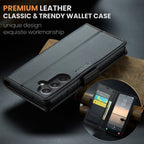 CaseMe 023 Butterfly Buckle Litchi Texture RFID Anti-theft Leather Phone Case, For Samsung Galaxy S23 FE 5G, For Samsung Galaxy A24 4G, For Samsung Galaxy A14 4G/5G, For Samsung Galaxy A34 5G