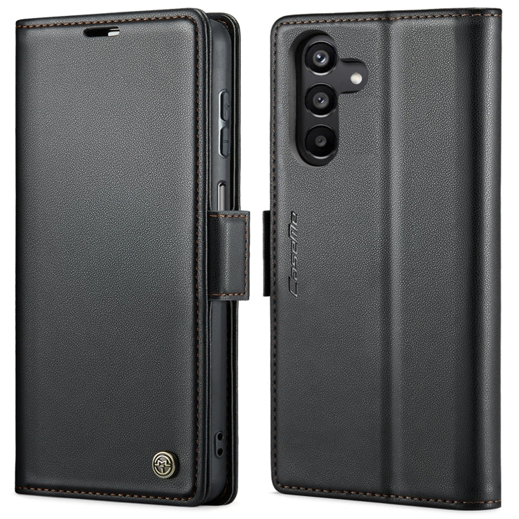 CaseMe 023 Butterfly Buckle Litchi Texture RFID Anti-theft Leather Phone Case, For Samsung Galaxy A15 4G/5G, For Samsung Galaxy A55, For Samsung Galaxy A35 5G, For Samsung Galaxy S24 Ultra For Samsung Galaxy A15 4G 5G Black