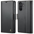 CaseMe 023 Butterfly Buckle Litchi Texture RFID Anti-theft Leather Phone Case, For Samsung Galaxy A15 4G/5G, For Samsung Galaxy A55, For Samsung Galaxy A35 5G, For Samsung Galaxy S24 Ultra For Samsung Galaxy A15 4G 5G Black