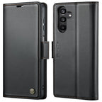 CaseMe 023 Butterfly Buckle Litchi Texture RFID Anti-theft Leather Phone Case, For Samsung Galaxy A15 4G/5G, For Samsung Galaxy A55, For Samsung Galaxy A35 5G, For Samsung Galaxy S24 Ultra For Samsung Galaxy A15 4G 5G Black