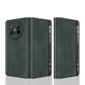 Retro Magnetic Side Window View Leather Smart Phone Case – Magnetic, Leather, For Huawei Mate X3