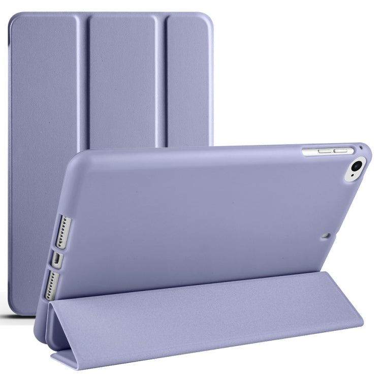 Tablet Case – Leather, Foldable (iPad mini 5) For iPad 9.7 2018 2017 Air 2 Air Lavender Grey