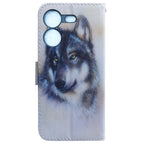 Coloured Drawing Flip Leather Phone Case – Card Slot, Kickstand, Flip, For Tecno Pova 5
