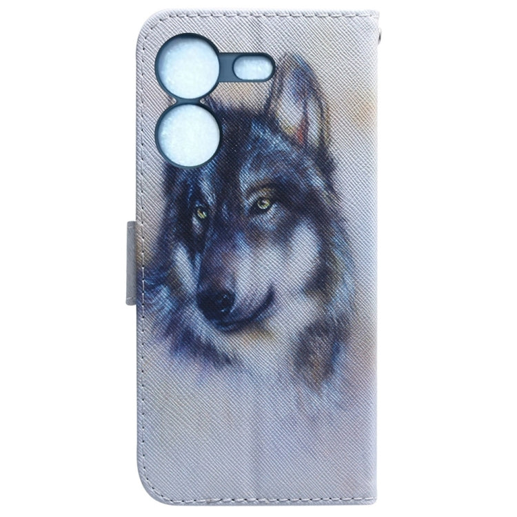 Coloured Drawing Flip Leather Phone Case – Card Slot, Kickstand, Flip, For Tecno Pova 5