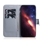 Coloured Drawing Flip Leather Phone Case – Card Slot, Kickstand, Flip, For Tecno Spark 10 / Spark 10C, For Tecno Spark 10 Pro