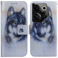 Coloured Drawing Flip Leather Phone Case – Card Slot, Kickstand, Flip, For Tecno Camon 20 Premier 5G, For Tecno Camon 20 Pro 5G