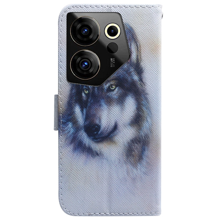 Coloured Drawing Flip Leather Phone Case – Card Slot, Kickstand, Flip, For Tecno Camon 20 Premier 5G, For Tecno Camon 20 Pro 5G