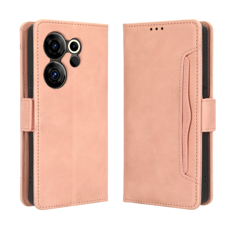 Skin Feel Calf Texture Card Slots Leather Phone Case – Card Slot, Leather, TPU, For Tecno Camon 20 Premier 5G, For Tecno Camon 20 Pro 5G, For Tecno Camon 20 Pro