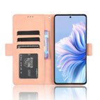 Skin Feel Calf Texture Card Slots Leather Phone Case – Card Slot, Leather, TPU, For Tecno Camon 20 Premier 5G, For Tecno Camon 20 Pro 5G, For Tecno Camon 20 Pro