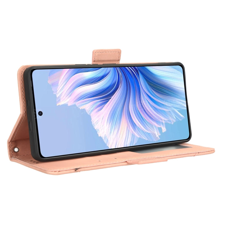 Skin Feel Calf Texture Card Slots Leather Phone Case – Card Slot, Leather, TPU, For Tecno Camon 20 Premier 5G, For Tecno Camon 20 Pro 5G, For Tecno Camon 20 Pro