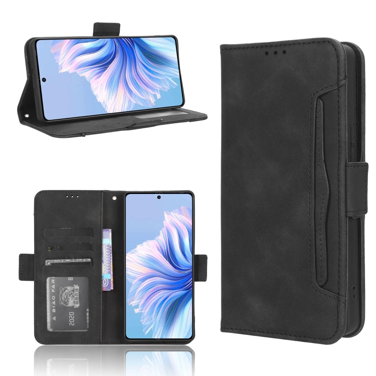 Skin Feel Calf Texture Card Slots Leather Phone Case – Card Slot, Leather, TPU, For Tecno Camon 20 Premier 5G, For Tecno Camon 20 Pro 5G, For Tecno Camon 20 Pro