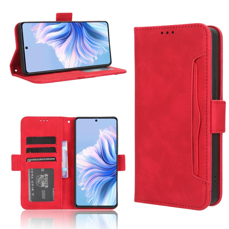 Skin Feel Calf Texture Card Slots Leather Phone Case – Card Slot, Leather, TPU, For Tecno Camon 20 Premier 5G, For Tecno Camon 20 Pro 5G, For Tecno Camon 20 Pro