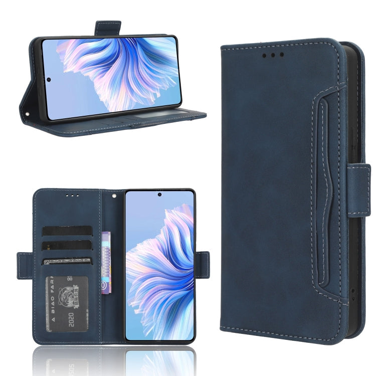 Skin Feel Calf Texture Card Slots Leather Phone Case – Card Slot, Leather, TPU, For Tecno Camon 20 Premier 5G, For Tecno Camon 20 Pro 5G, For Tecno Camon 20 Pro