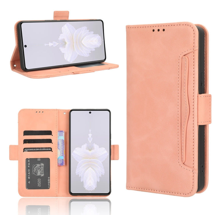 Skin Feel Calf Texture Card Slots Leather Phone Case – Card Slot, Leather, TPU, For Tecno Camon 20 Premier 5G, For Tecno Camon 20 Pro 5G, For Tecno Camon 20 Pro