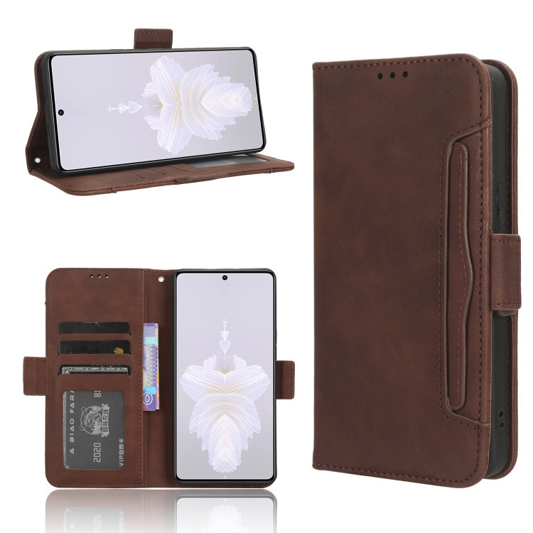 Skin Feel Calf Texture Card Slots Leather Phone Case – Card Slot, Leather, TPU, For Tecno Camon 20 Premier 5G, For Tecno Camon 20 Pro 5G, For Tecno Camon 20 Pro