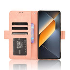 Skin Feel Calf Texture Card Slots Leather Phone Case – Card Slot, Leather, TPU, For Tecno Pova 6 Pro 5G, For Tecno Spark 20 Pro+ 4G KJ7, For Tecno Spark 20 Pro 4G KJ6, For Tecno Spark Go 2024 / Spark 20C