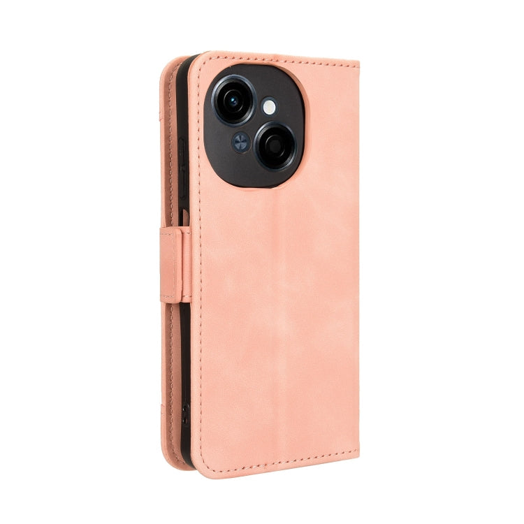 Skin Feel Calf Texture Card Slots Leather Phone Case – Card Slot, Leather, TPU, For Tecno Spark Go 1 / Pop 9 / Spark Go 2025, For Tecno Spark 30C 4G, For Tecno Spark 20 Pro 5G, For Tecno Camon 30 Premier 5G