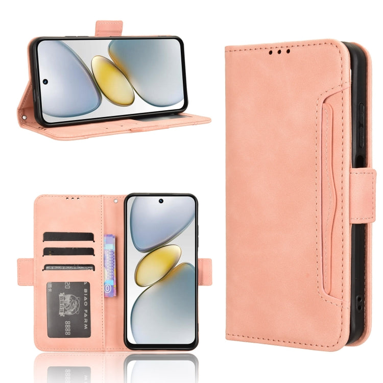 Skin Feel Calf Texture Card Slots Leather Phone Case – Card Slot, Leather, TPU, For Tecno Spark Go 1 / Pop 9 / Spark Go 2025, For Tecno Spark 30C 4G, For Tecno Spark 20 Pro 5G, For Tecno Camon 30 Premier 5G