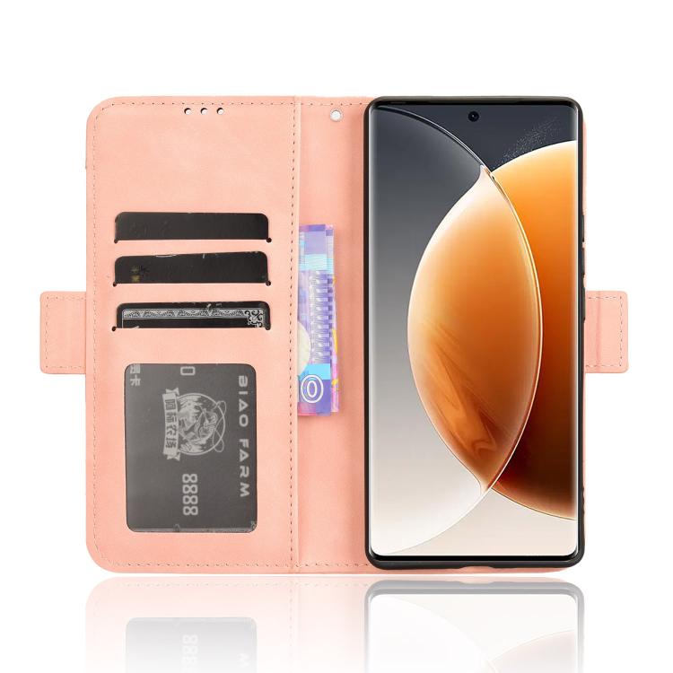 Skin Feel Calf Texture Card Slots Leather Phone Case – Card Slot, Leather, TPU, For Tecno Camon 30S 4G / 30S Pro 4G, For Tecno Pova 6 Neo 5G / Spark 30 5G, For Tecno Spark 30 Pro 4G, For Tecno Spark 30 4G
