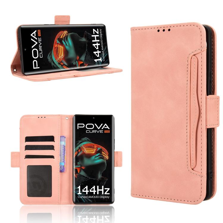 Skin Feel Calf Texture Card Slots Leather Phone Case – Card Slot, Leather, TPU, For Tecno Pova Curve 5G, For Tecno Camon 40 Pro 4G / 5G, For Tecno Camon 40 Premier 5G, For Tecno Camon 40 4G