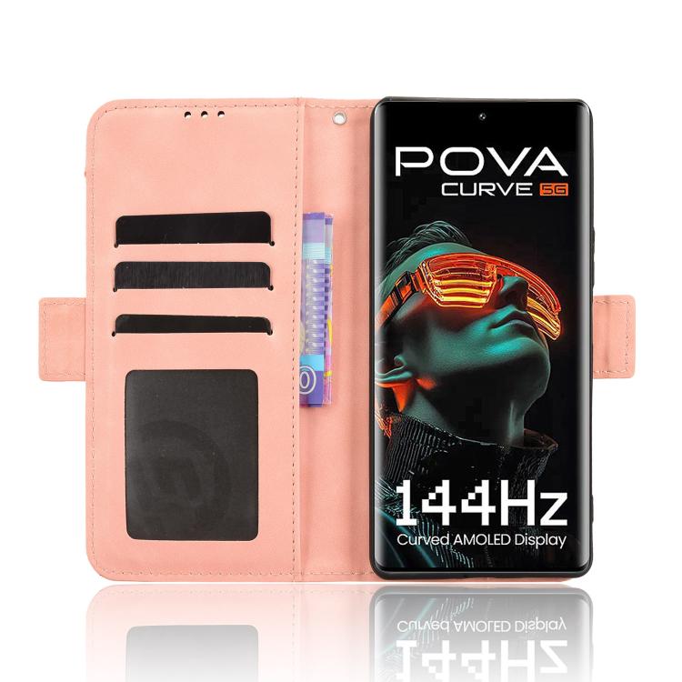Skin Feel Calf Texture Card Slots Leather Phone Case – Card Slot, Leather, TPU, For Tecno Pova Curve 5G, For Tecno Camon 40 Pro 4G / 5G, For Tecno Camon 40 Premier 5G, For Tecno Camon 40 4G