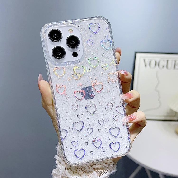 Little Star Series Glitter Powder TPU Phone Case, For iPhone 14, For... For iPhone 14 Little Love Heart