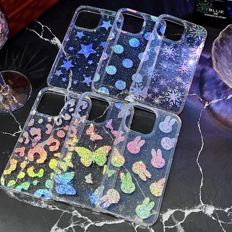 Little Star Series Glitter Powder TPU Phone Case, For iPhone 14, For...
