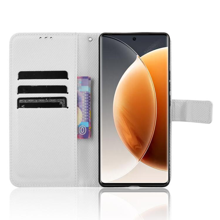 Diamond Texture Leather Phone Case – Card Slot, Flip, Leather, For Tecno Camon 30S 4G / 30S Pro 4G, For Tecno Pova 6 Neo 5G / Spark 30 5G, For Tecno Spark 30 Pro 4G, For Tecno Spark 30 4G