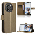 Diamond Texture Leather Phone Case – Card Slot, Flip, Leather, For Tecno Camon 30S 4G / 30S Pro 4G, For Tecno Pova 6 Neo 5G / Spark 30 5G, For Tecno Spark 30 Pro 4G, For Tecno Spark 30 4G