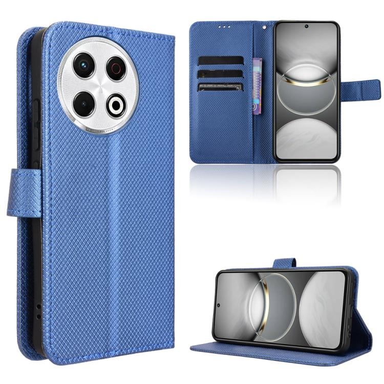 Diamond Texture Leather Phone Case – Card Slot, Flip, Leather, For Tecno Camon 30S 4G / 30S Pro 4G, For Tecno Pova 6 Neo 5G / Spark 30 5G, For Tecno Spark 30 Pro 4G, For Tecno Spark 30 4G