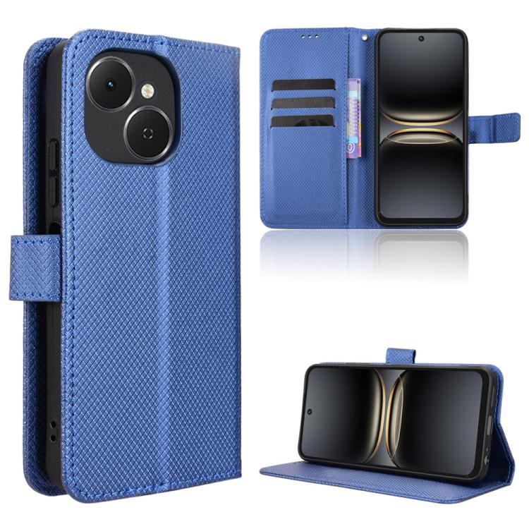 Diamond Texture Leather Phone Case – Card Slot, Flip, Leather, For Tecno Camon 50 4G, For Tenco Spark Go 3, For Tecno Spark Slim, For Tecno Spark 40C
