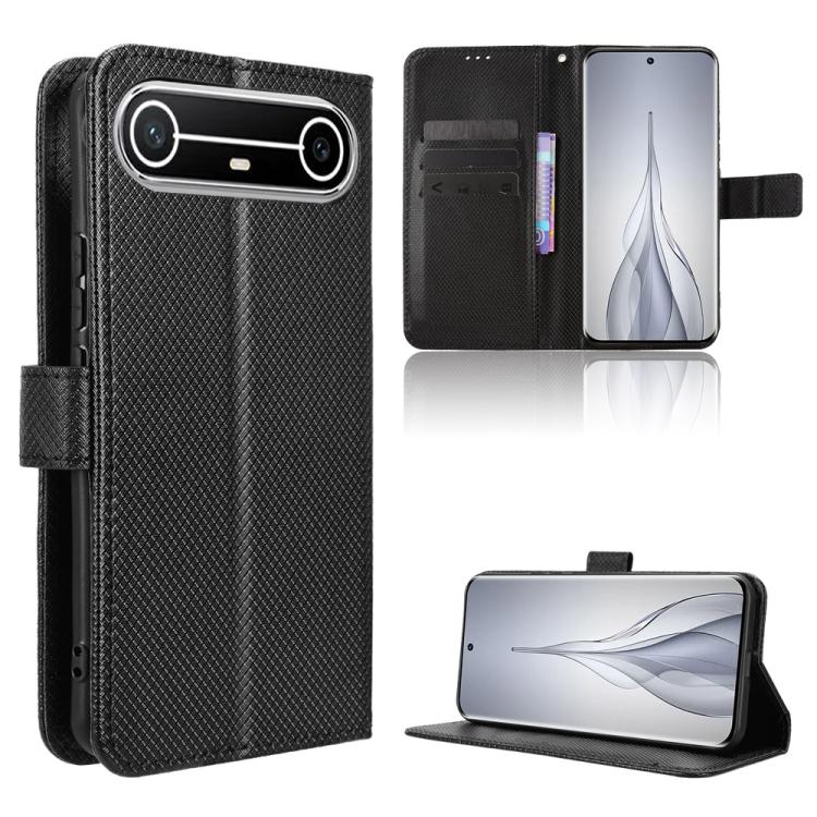Diamond Texture Leather Phone Case – Card Slot, Flip, Leather, For Tecno Camon 50 4G, For Tenco Spark Go 3, For Tecno Spark Slim, For Tecno Spark 40C