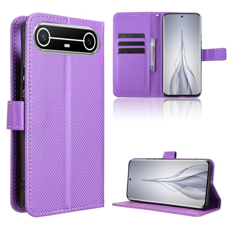 Diamond Texture Leather Phone Case – Card Slot, Flip, Leather, For Tecno Camon 50 4G, For Tenco Spark Go 3, For Tecno Spark Slim, For Tecno Spark 40C