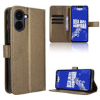 Diamond Texture Leather Phone Case – Card Slot, Flip, Leather, For Tecno Camon 50 4G, For Tenco Spark Go 3, For Tecno Spark Slim, For Tecno Spark 40C
